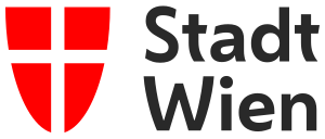 Stadt Wien officiell logotyp med röd sköld och kors Officiell logotyp för Stadt Wien med en röd sköld med ett vitt kors, som representerar staden Wien, Österrikes regering.