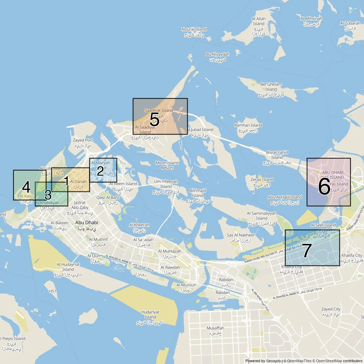 Abu Dhabi huvuddistrikt