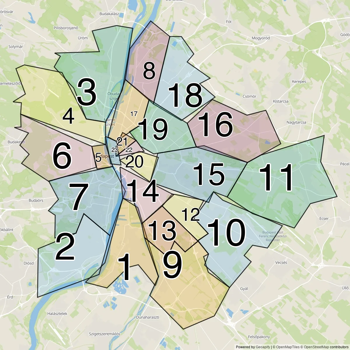 Budapest distrikt
