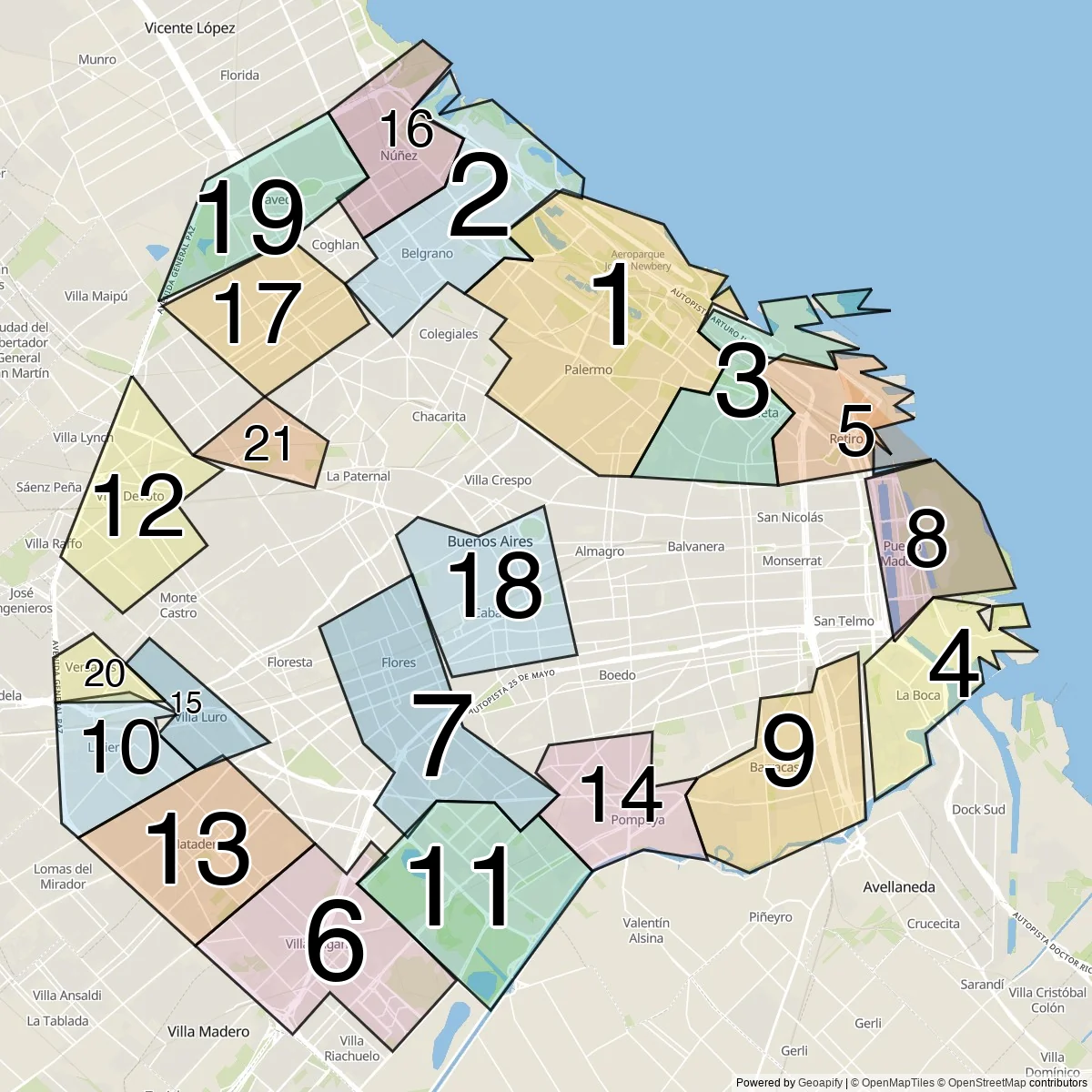 Buenos Aires kommuner