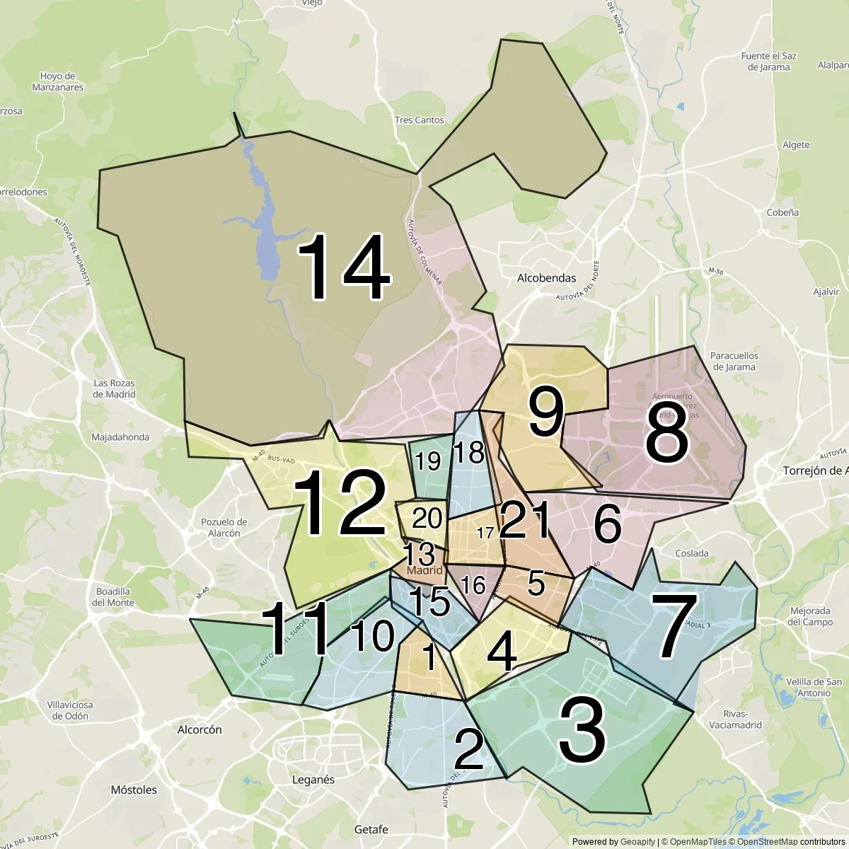 Madrid distrikt
