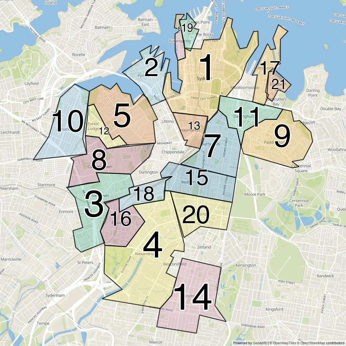 Sydney förorter